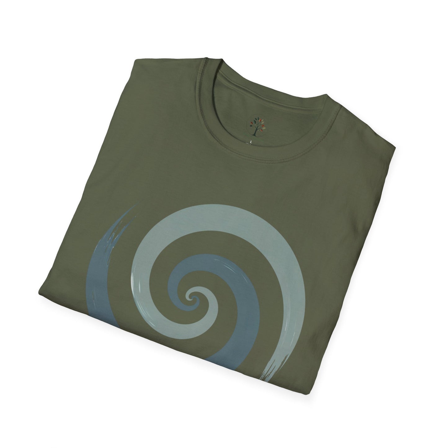Military Green | Spiral, folded view