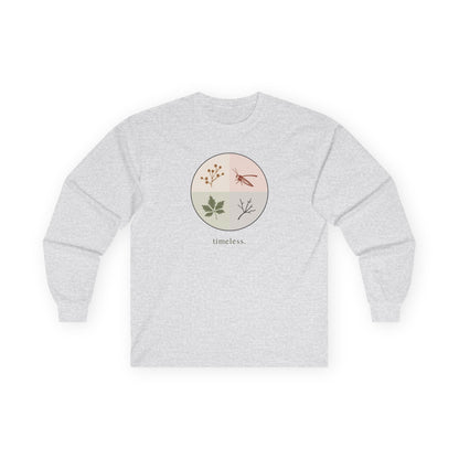 Ash | Timeless Long Sleeve Tee, front view