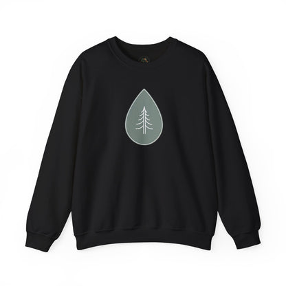 Black | Calm Drop Sweatshirt, front view