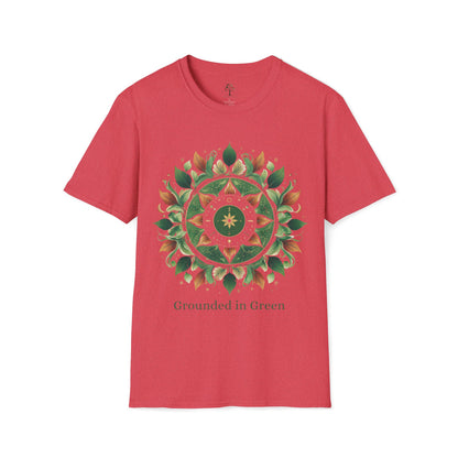 Heather Red | Grounded in Green, front view