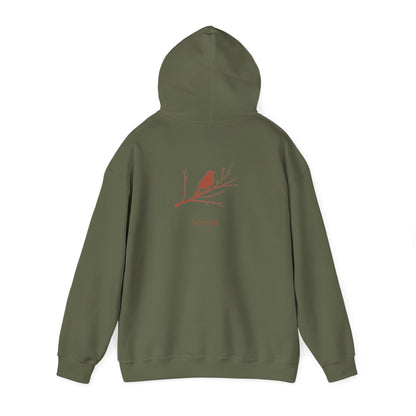 Military Green | Hüzün Hoodie, back view 2
