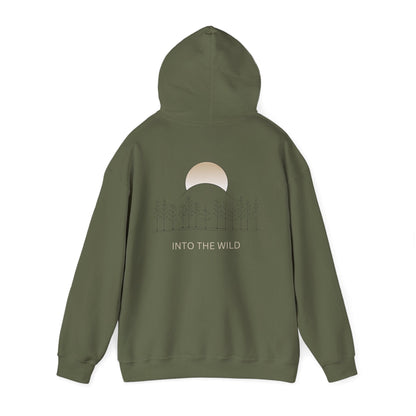 Military Green | Into The Wild Hoodie, back view 2