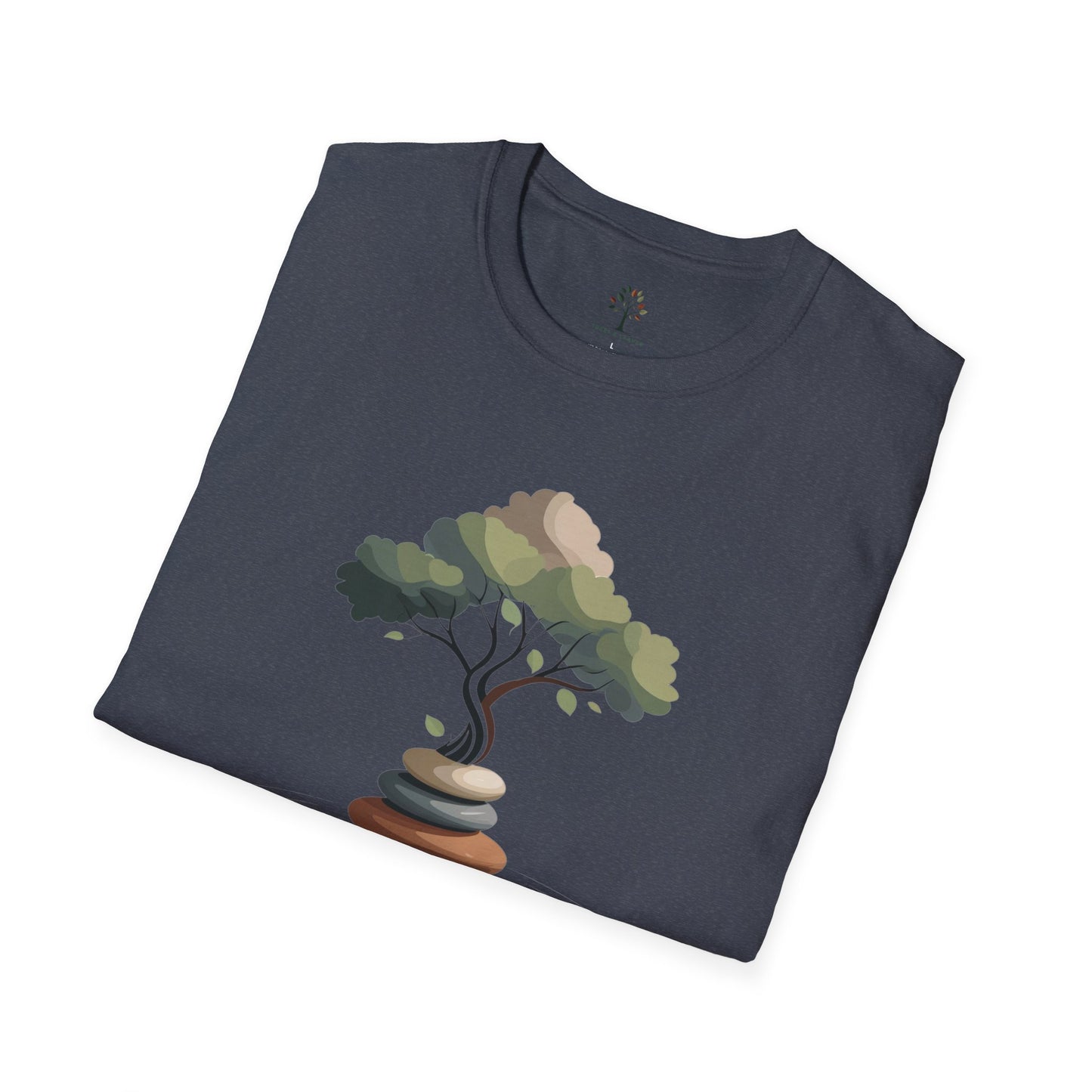 Heather Navy | Rooted in Calm, folded view