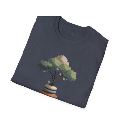 Heather Navy | Rooted in Calm, folded view