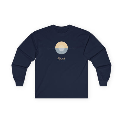Navy | Float Long Sleeve Tee, front view
