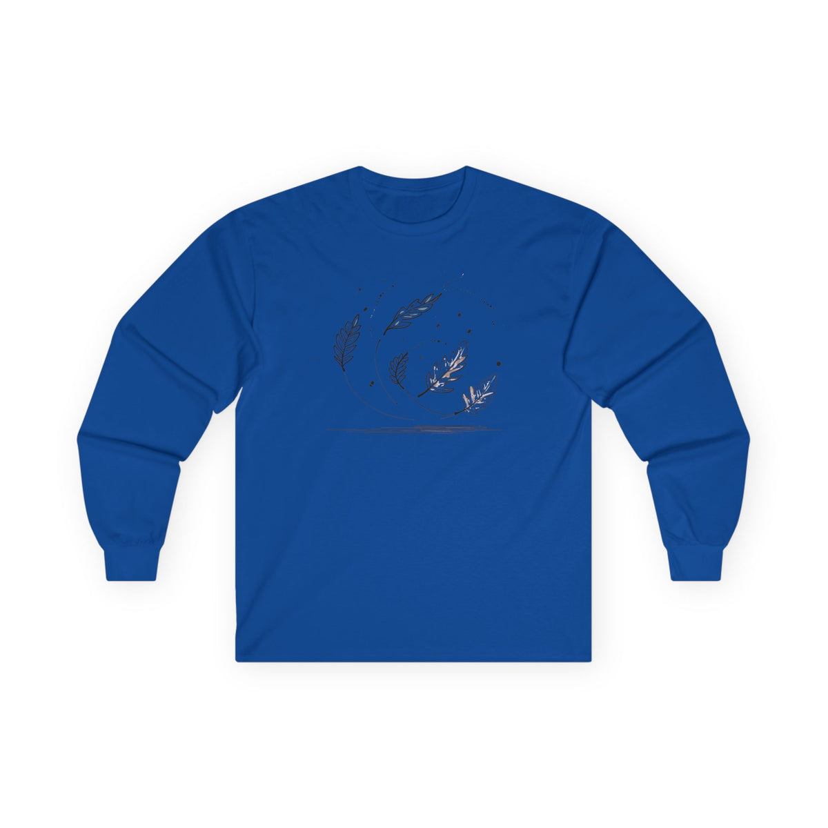 Royal | Autumn Drift Long Sleeve Tee, front view