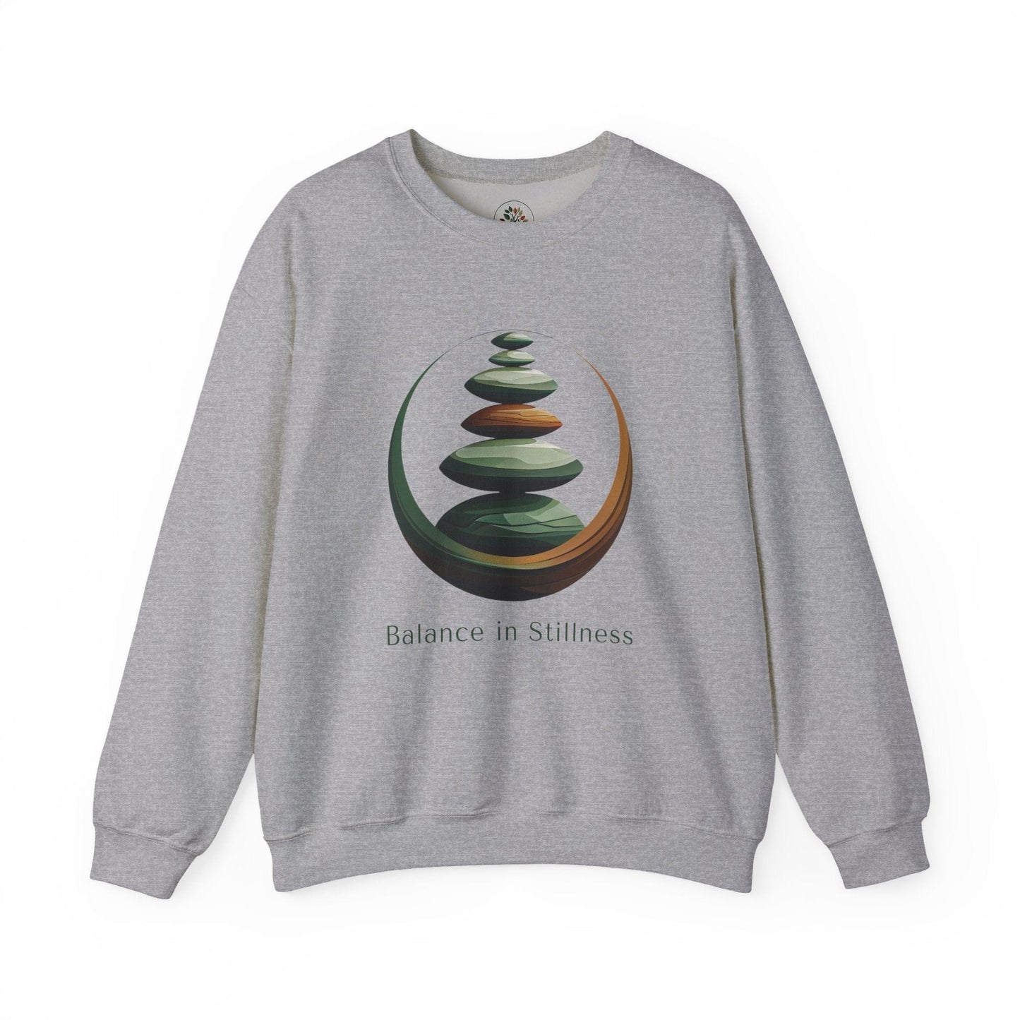 Sport Grey | Balance in Stillness Sweatshirt, front view