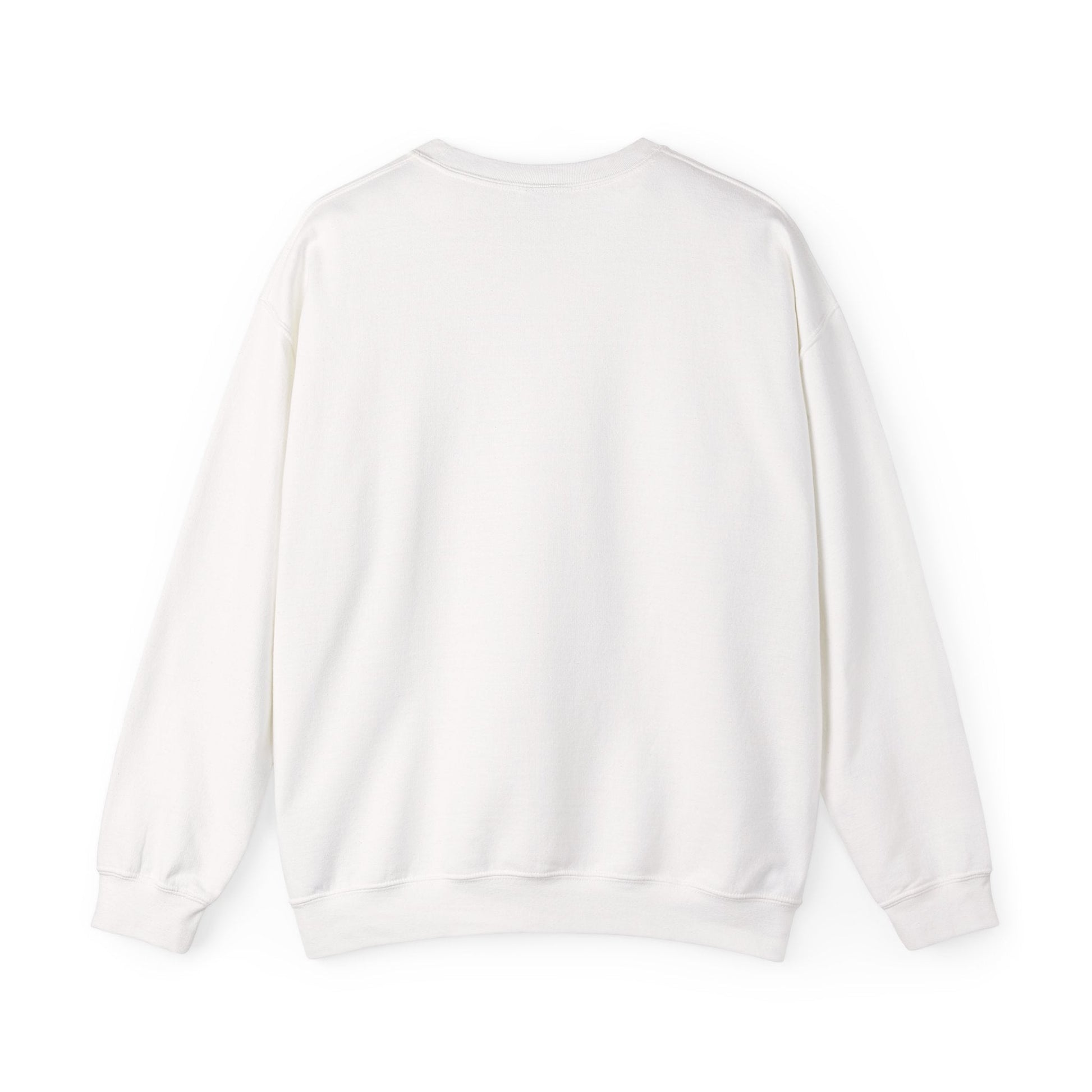 White | Nature`s Rhythm Sweatshirt, back view