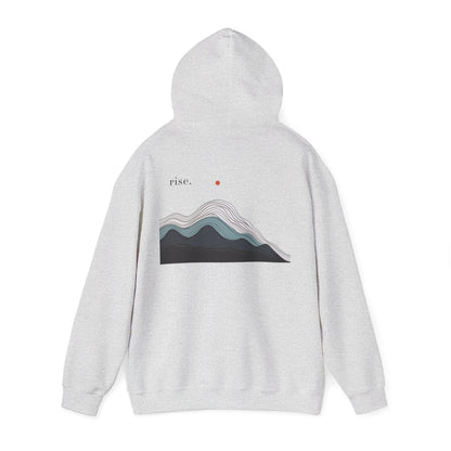Ash | Rise Hoodie, back view 2