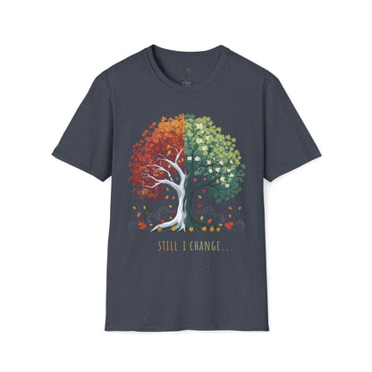 Heather Navy | Still I Change, front view