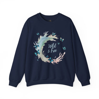 Navy | Wild & Free Sweatshirt, front view