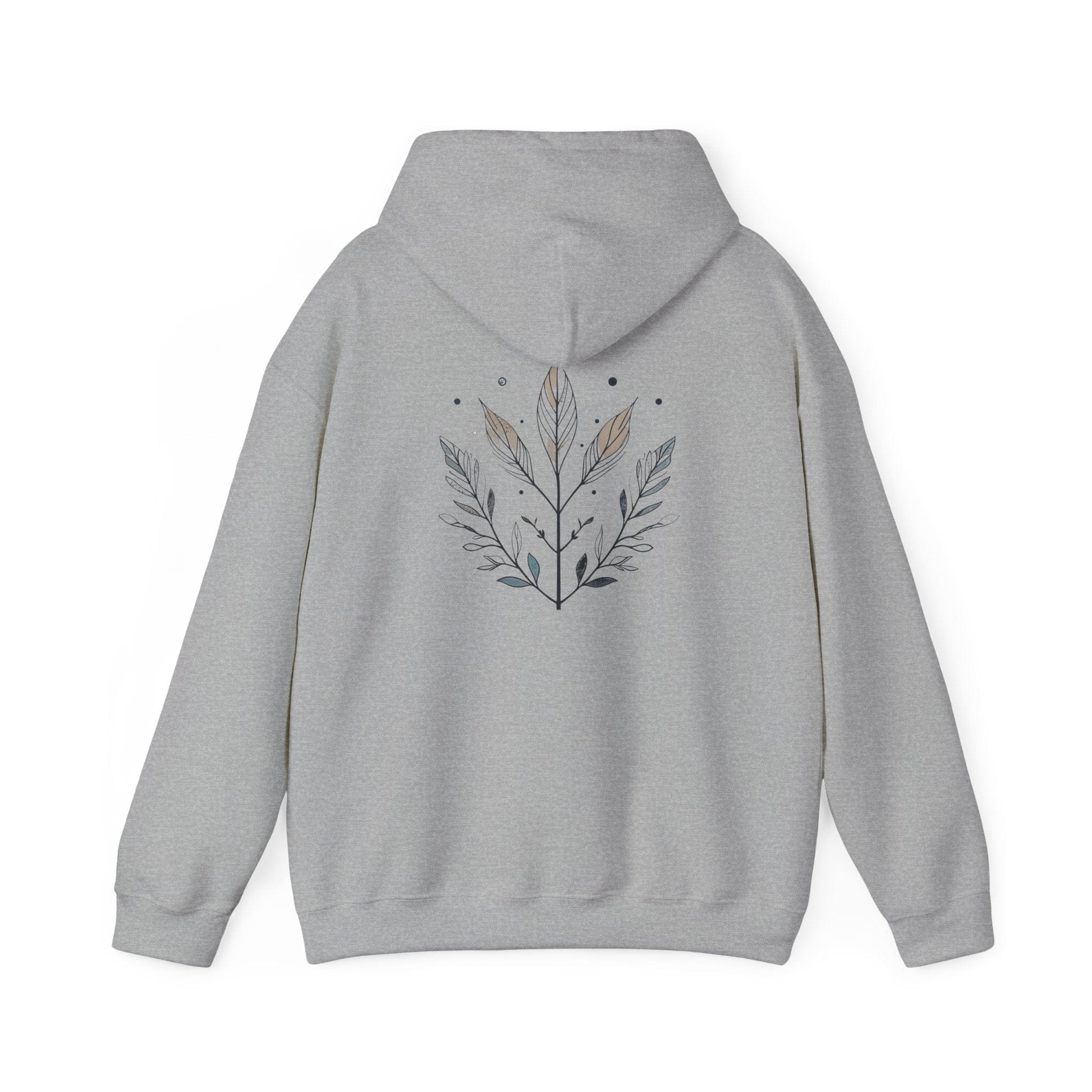 Sport Grey | Olive Grace Hoodie, back design view