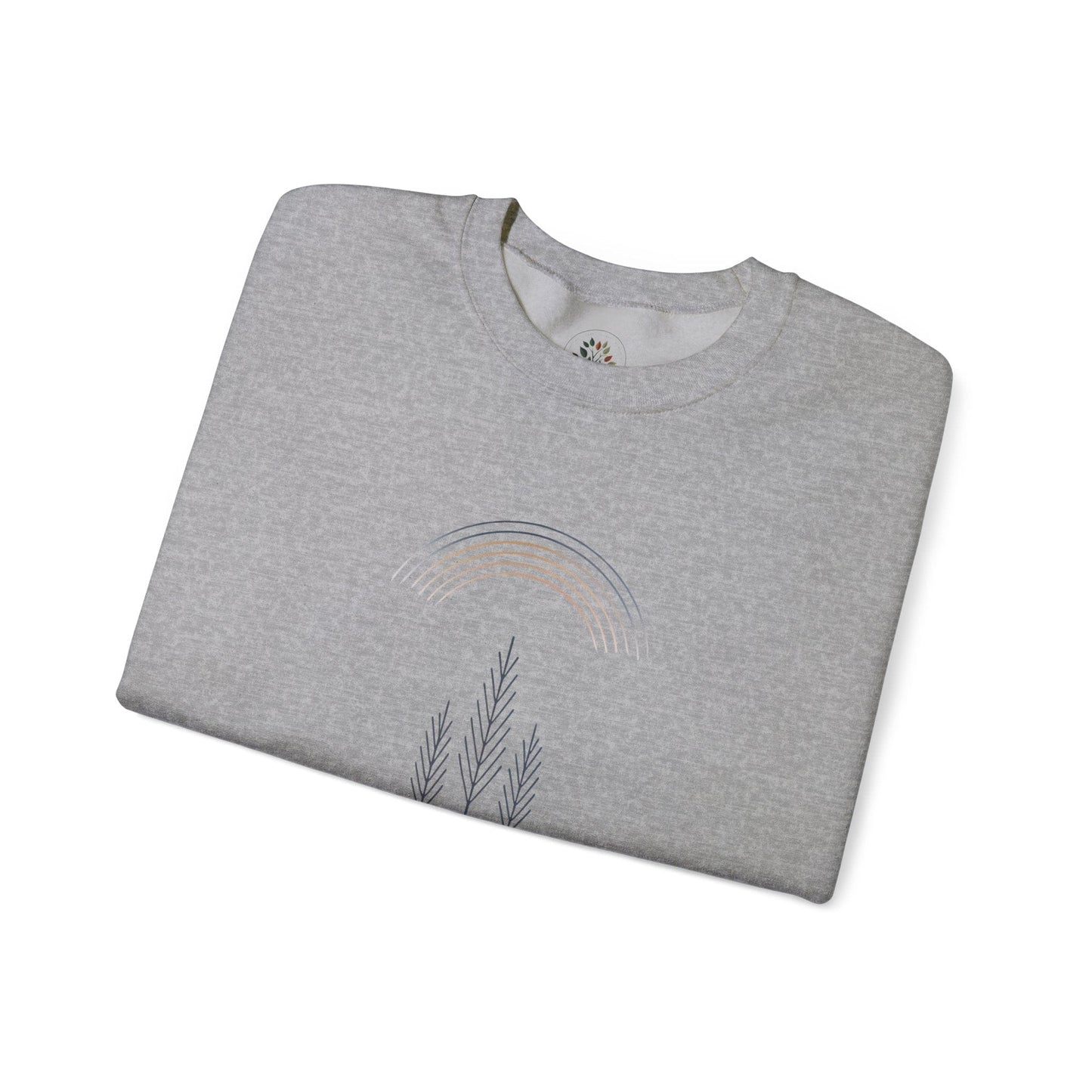 Sport Grey | Quiet Arc Sweatshirt, folded view