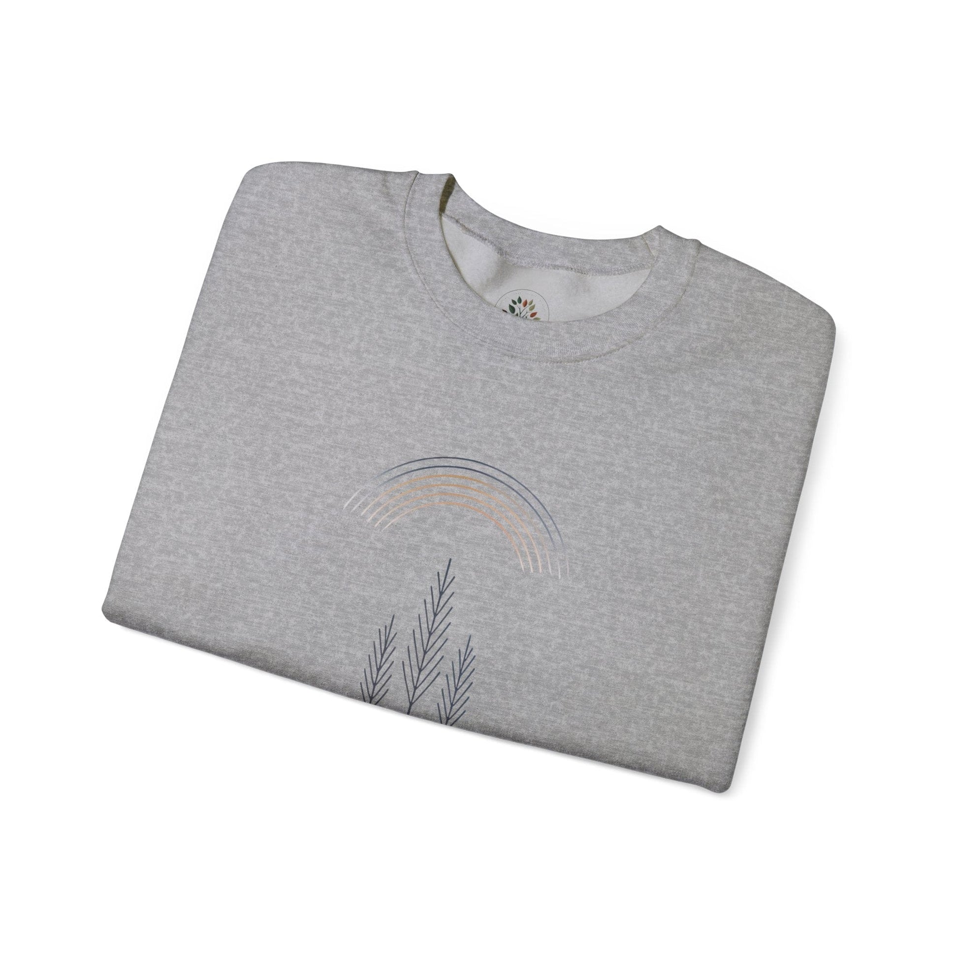 Sport Grey | Quiet Arc Sweatshirt, folded view