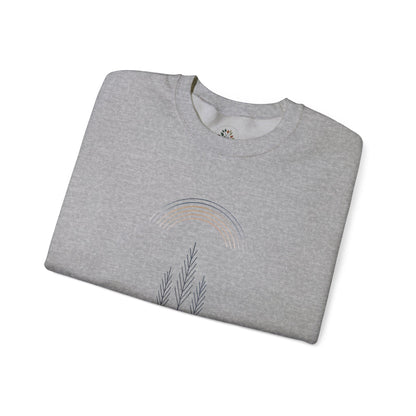 Sport Grey | Quiet Arc Sweatshirt, folded view