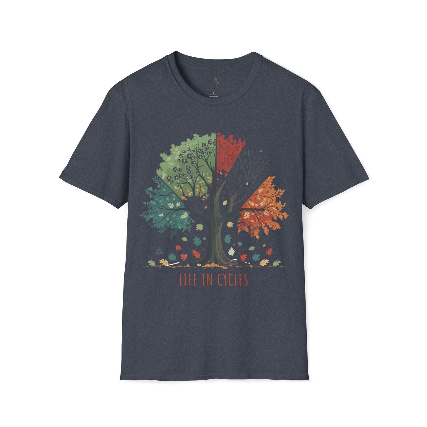 Heather Navy | Life in Cycles, front view