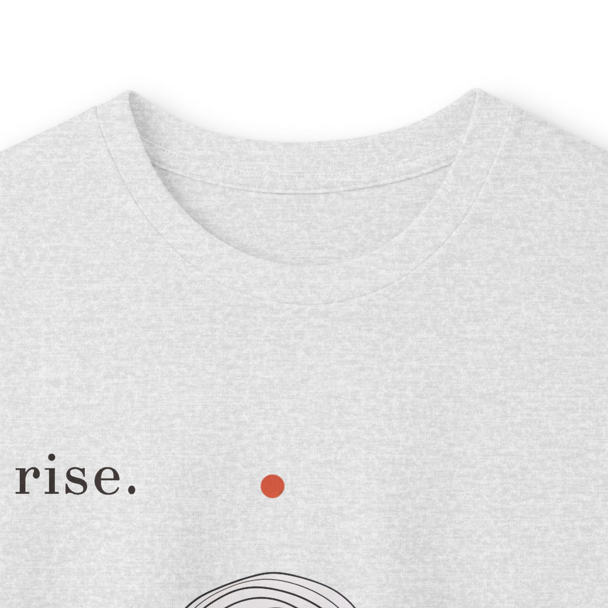 Ash | Rise Long Sleeve Tee, folded view