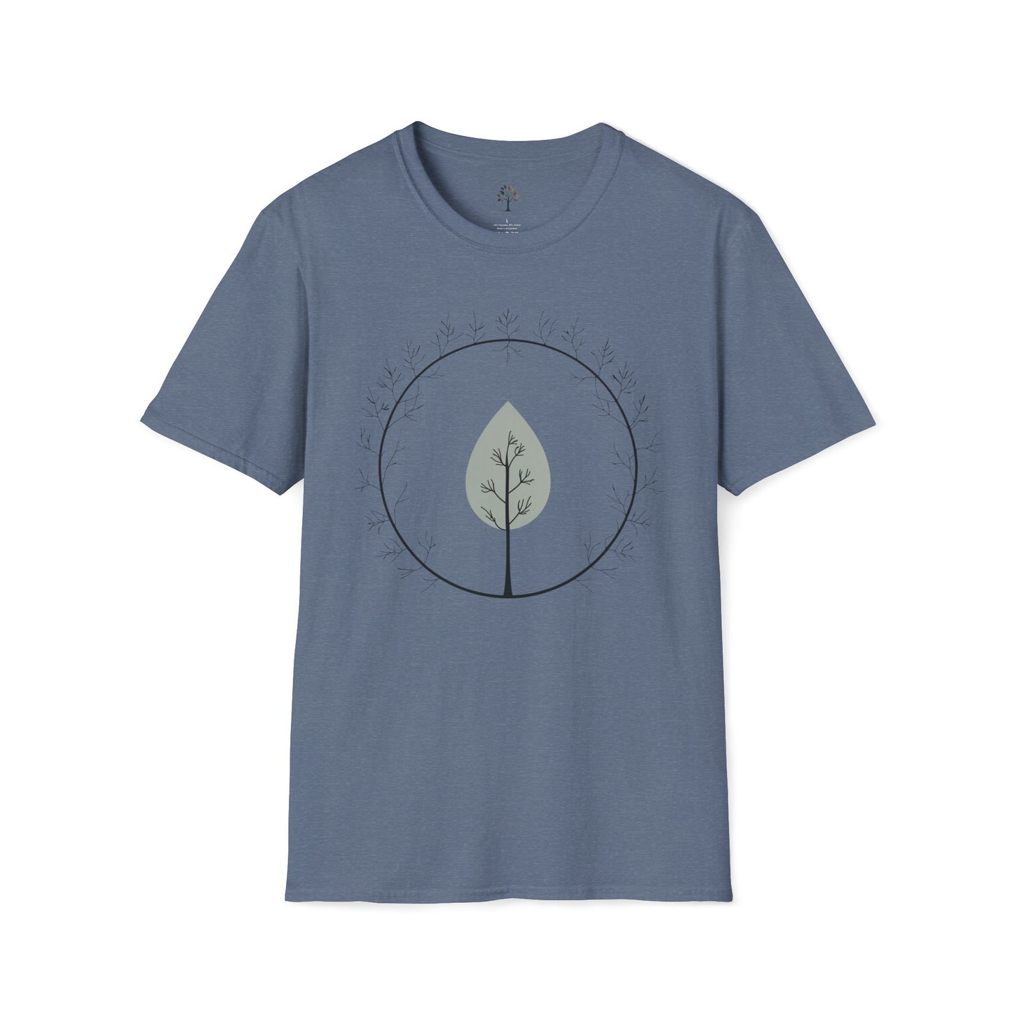 Heather Indigo | Leaf of Life, front view