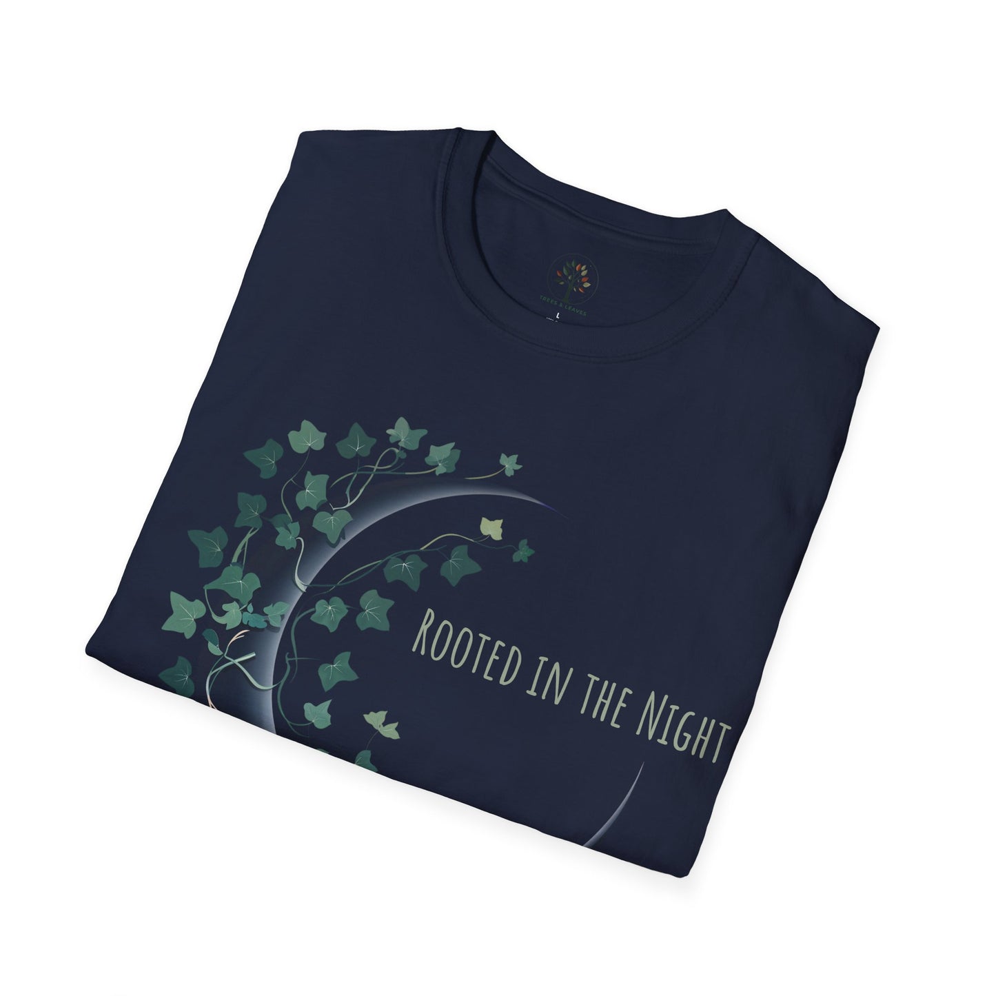 Navy | Rooted in the Night, folded view