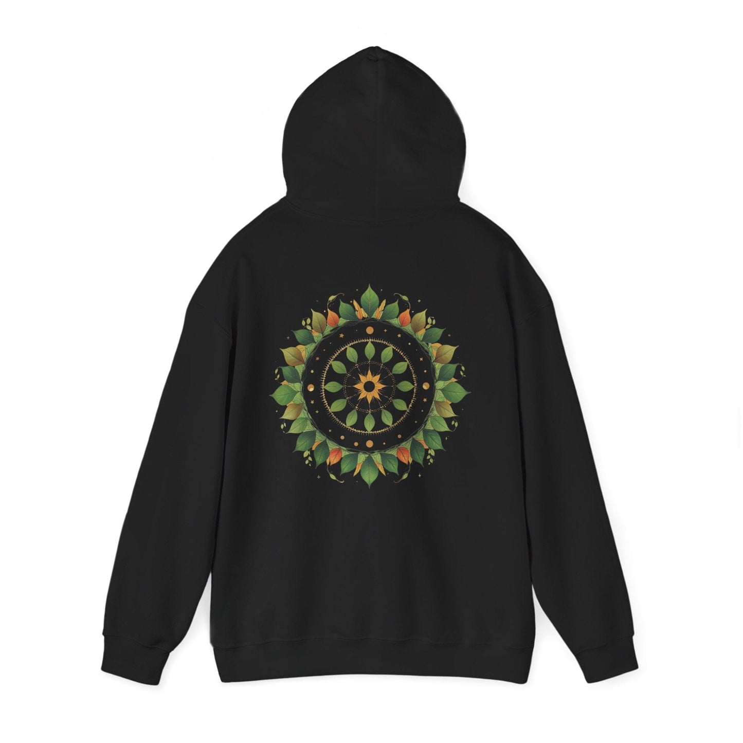 Black | Celestial Growth Hoodie, back view 2