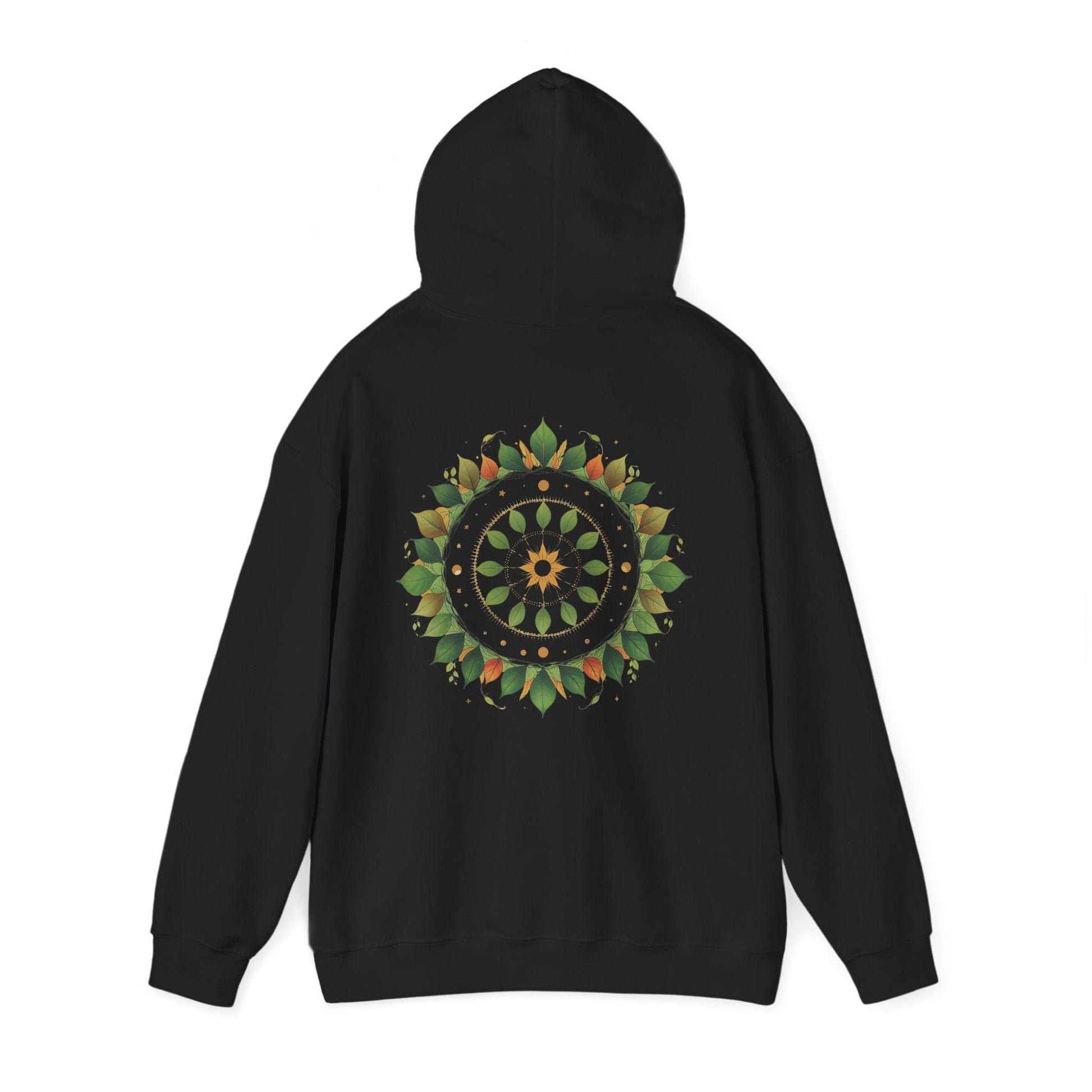 Black | Celestial Growth Hoodie, back view 2