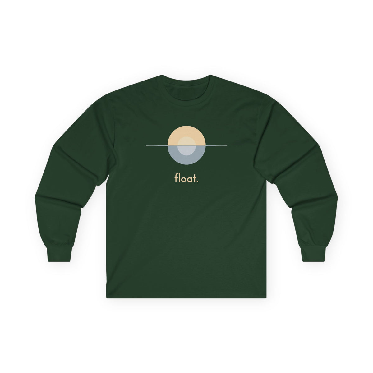 Forest Green | Float Long Sleeve Tee, front view