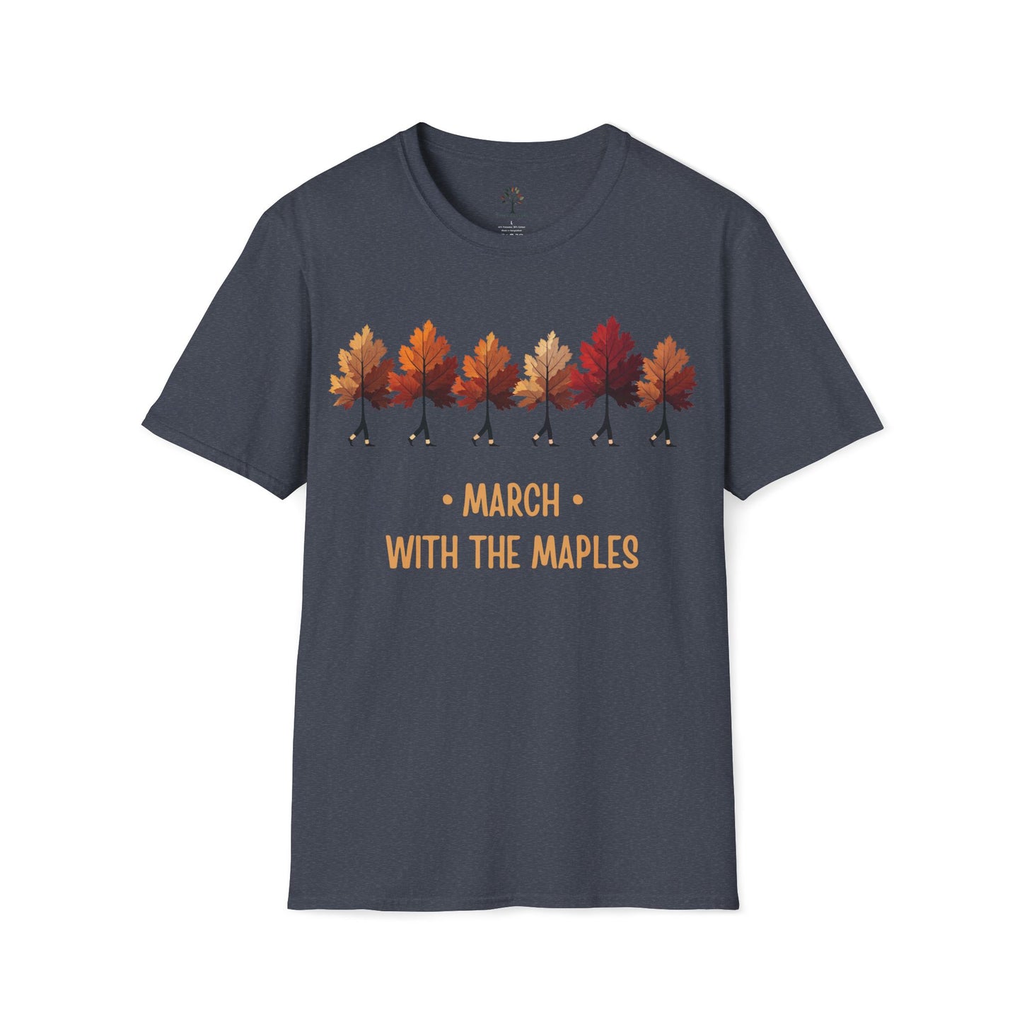 Heather Navy | March with the Maples, front view