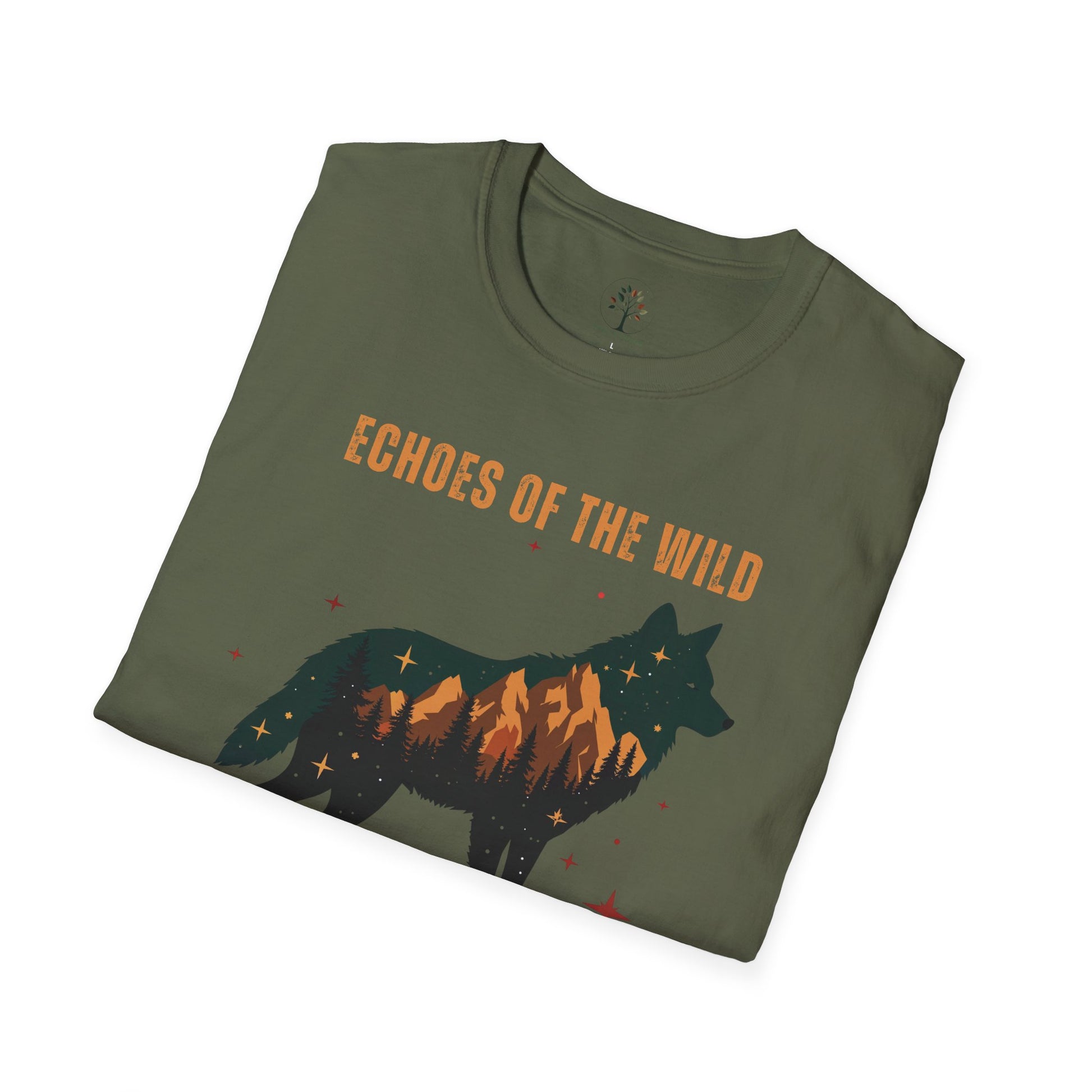 Military Green | Echoes of The Wild, folded view