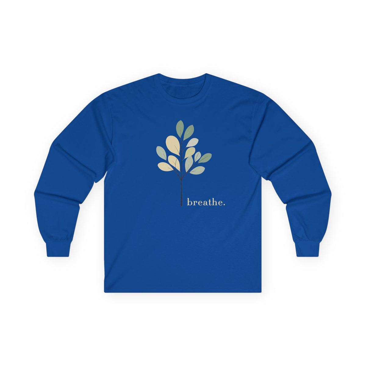 Royal | Breathe Long Sleeve Tee, front view