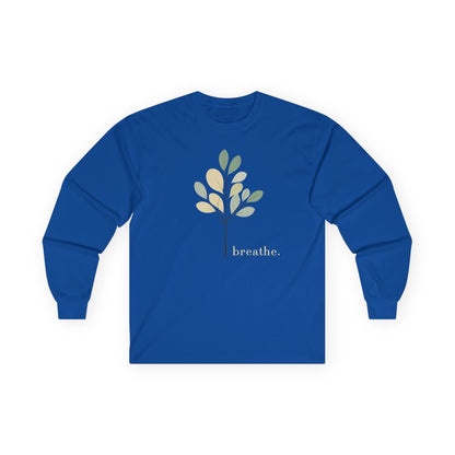 Royal | Breathe Long Sleeve Tee, front view