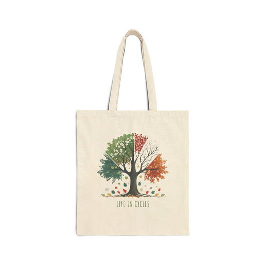 Life in Cycles Tote Bag