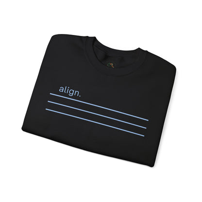 Black | Align Sweatshirt, folded view