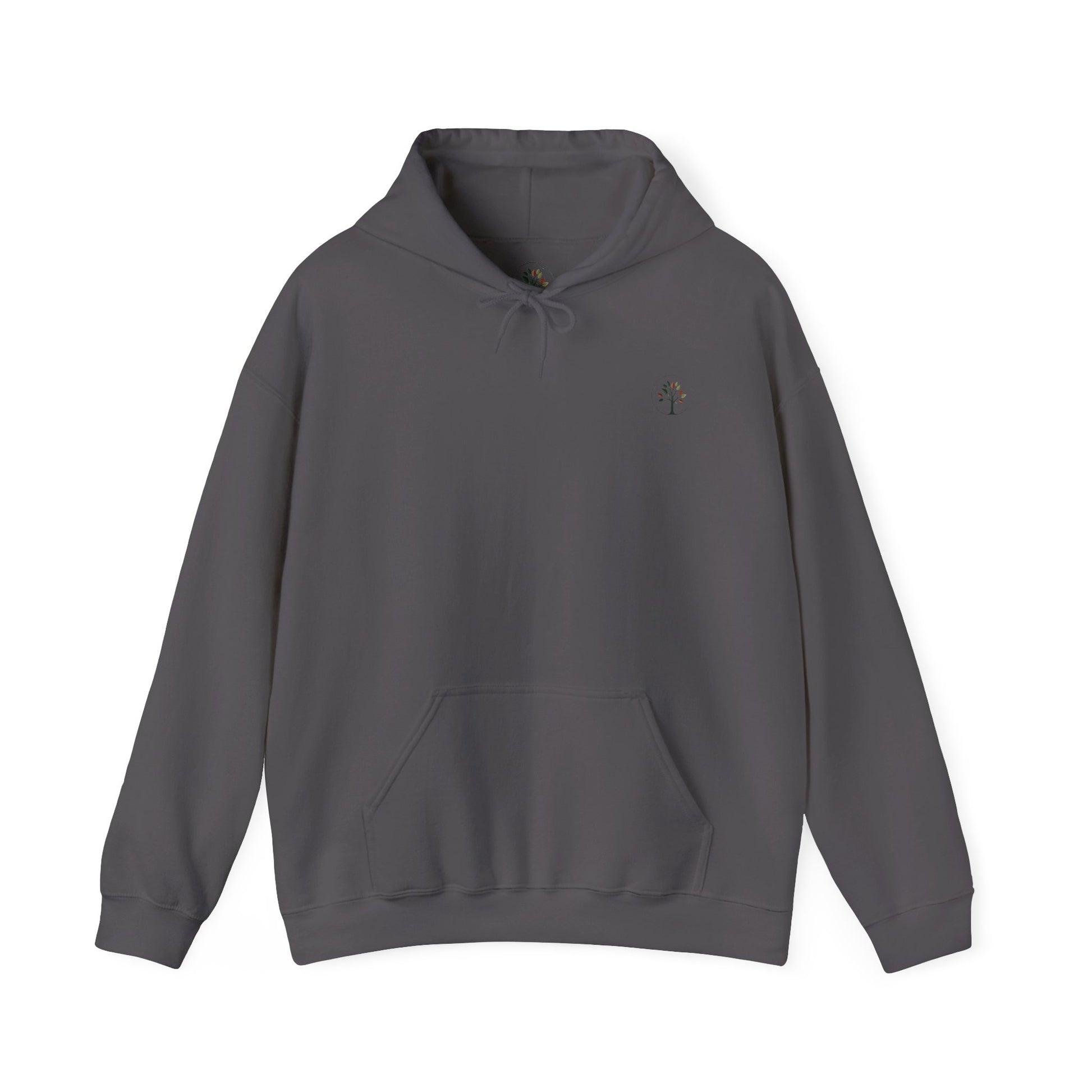 Charcoal | Glow Hoodie, front view
