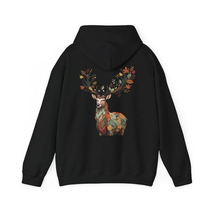 Red | Nature`s Guardian Hoodie, back design view