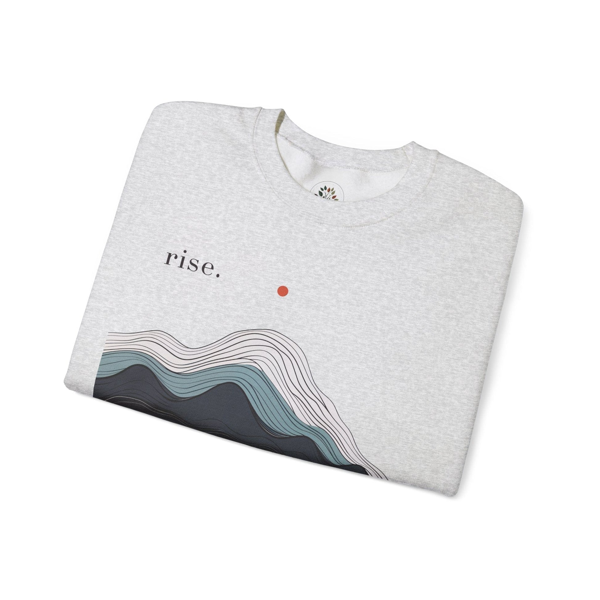 Ash | Rise Sweatshirt, folded view