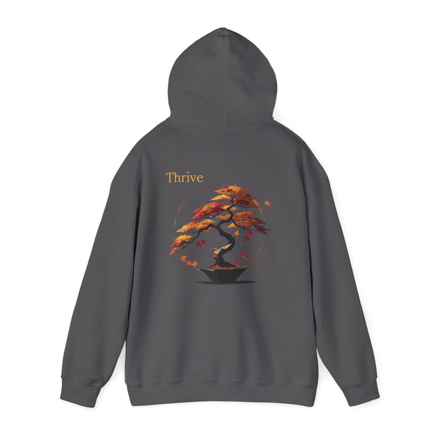 Charcoal | Thrive Hoodie, back view 2