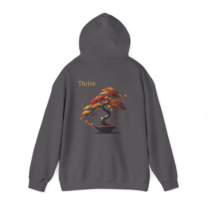 Charcoal | Thrive Hoodie, back view 2