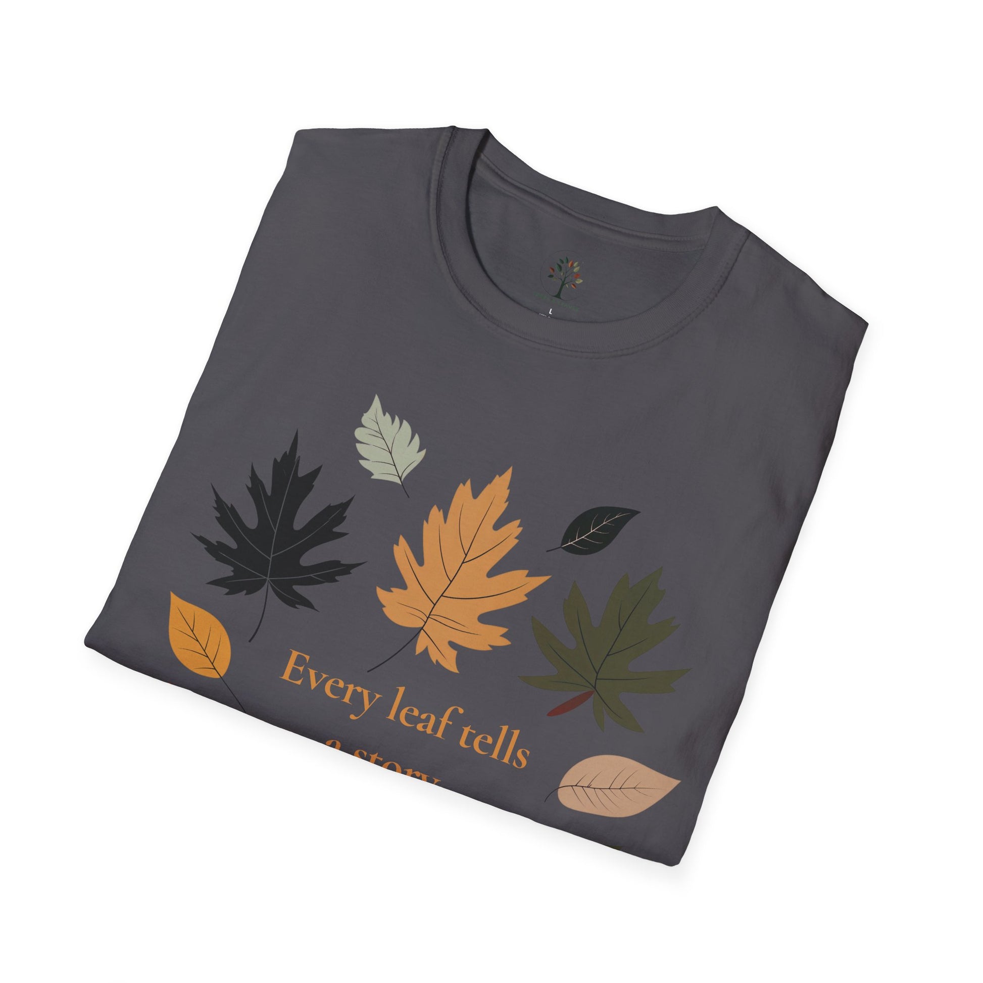 Charcoal | Every Leaf tells a Story, folded view