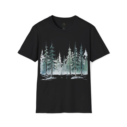 Black | Snowfall Forest, front view