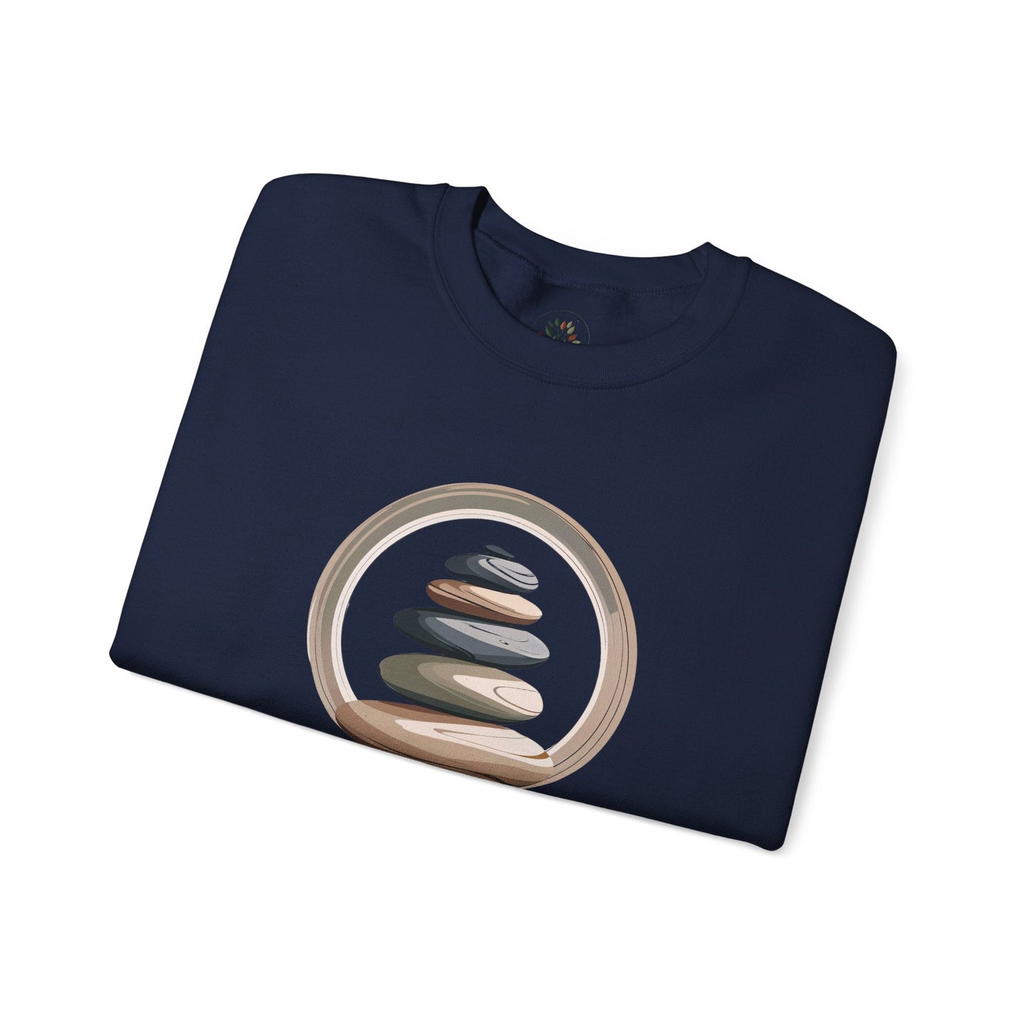 Navy | Still as Stone Sweatshirt, folded view
