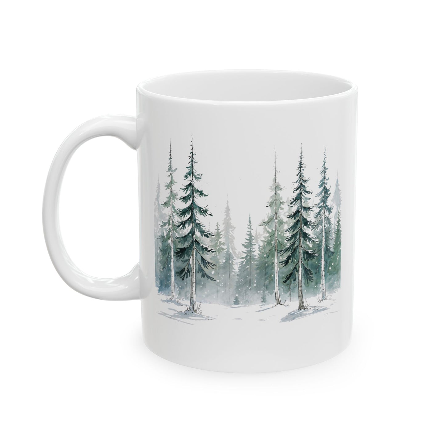 Snowfall Forest Mug