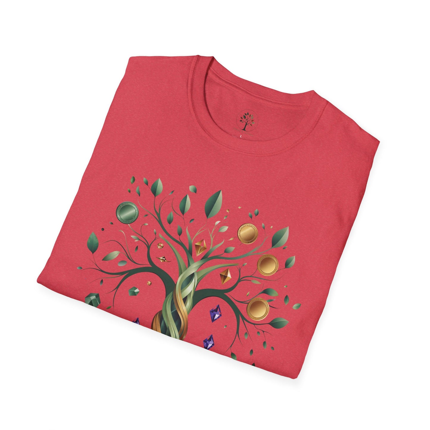 Heather Red | Rooted in Abundance, folded view