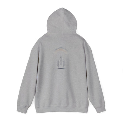 Sport Grey | Quiet Arc Hoodie, back view 2