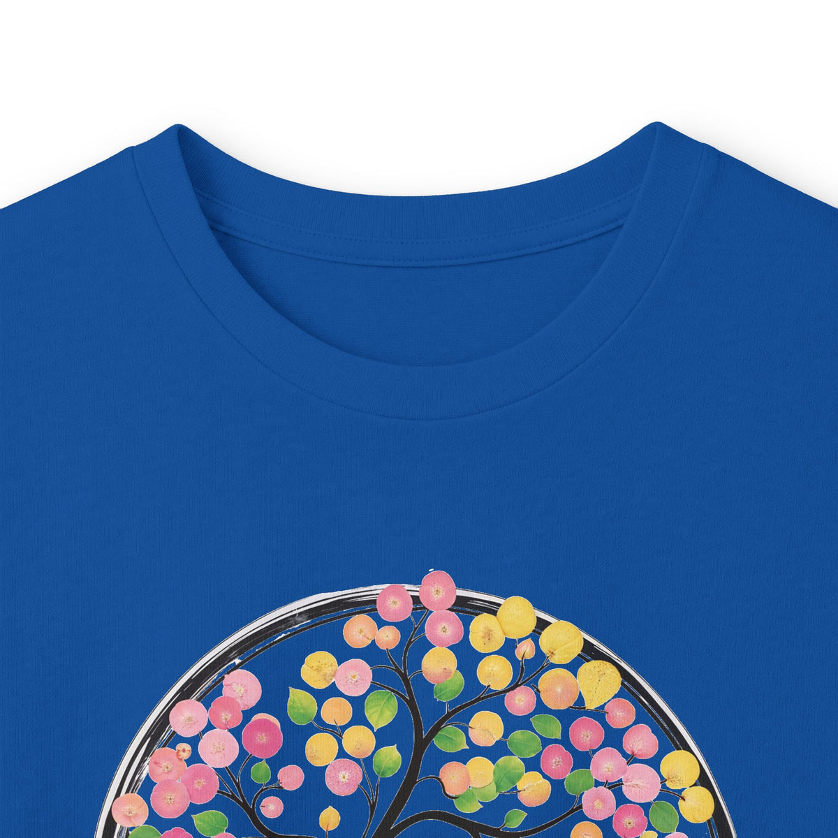 Royal | Joy in Bloom Long Sleeve Tee, folded view