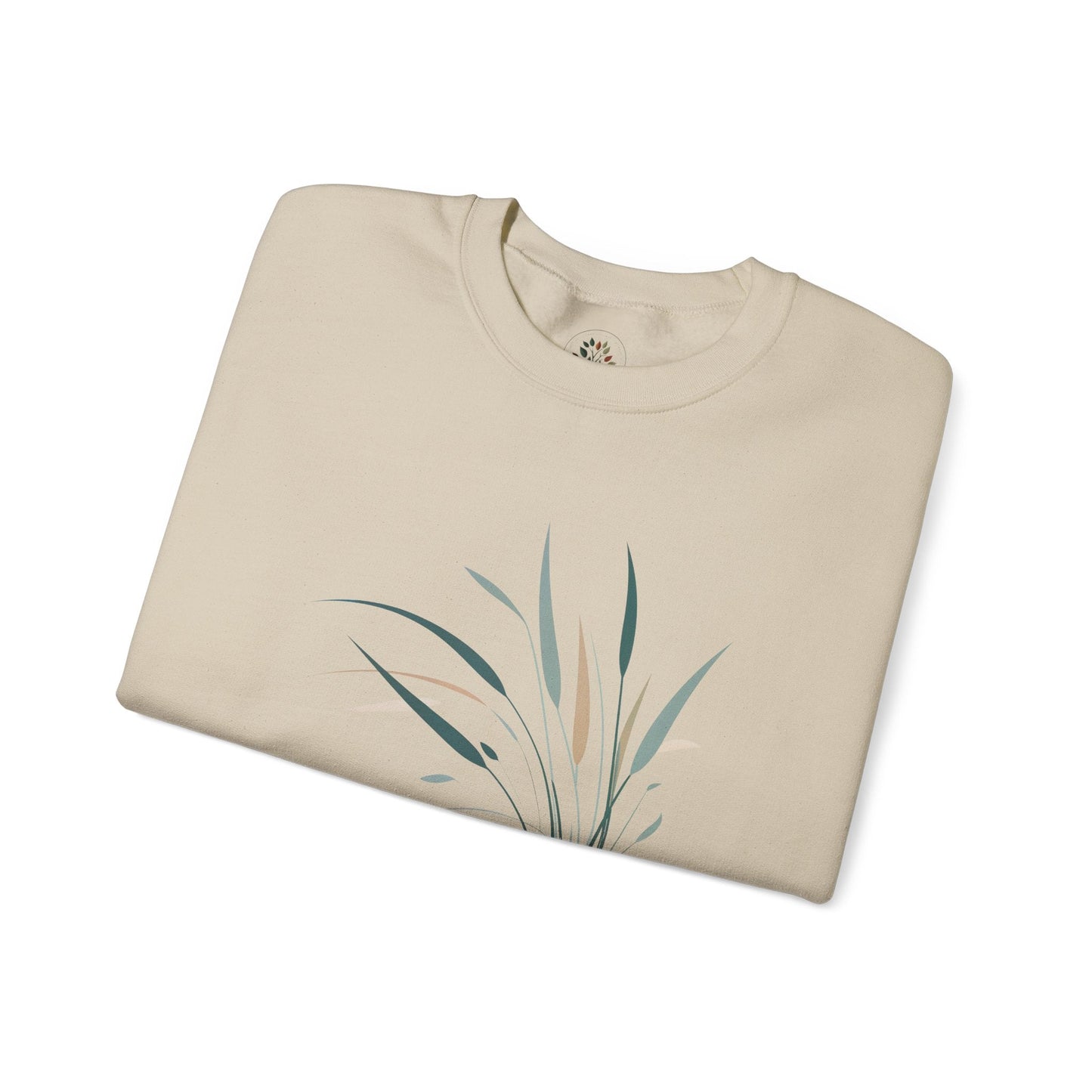 Sand | Whispers in the Breeze Sweatshirt, folded view