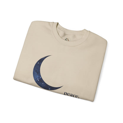Sand | Moonlit Peace Sweatshirt, folded view