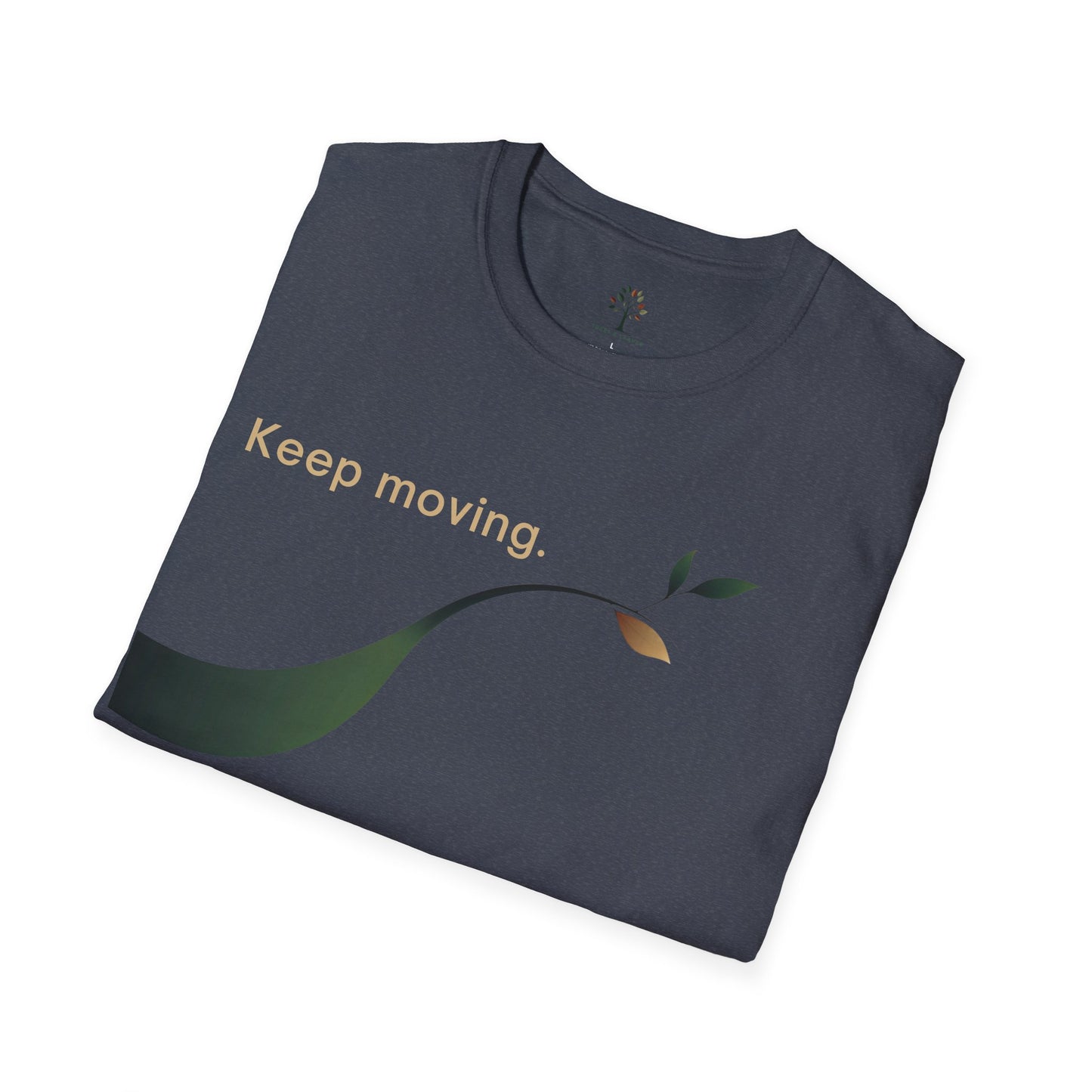 Heather Navy | Keep Moving, folded view