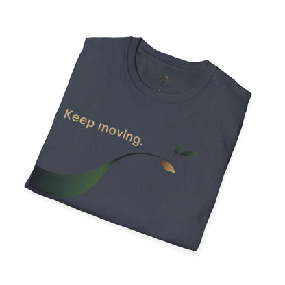 Heather Navy | Keep Moving, folded view