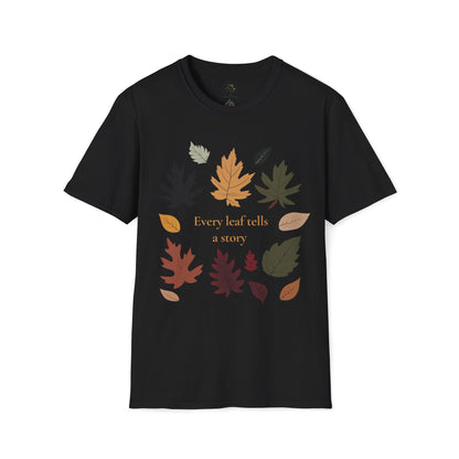 Black | Every Leaf tells a Story, front view