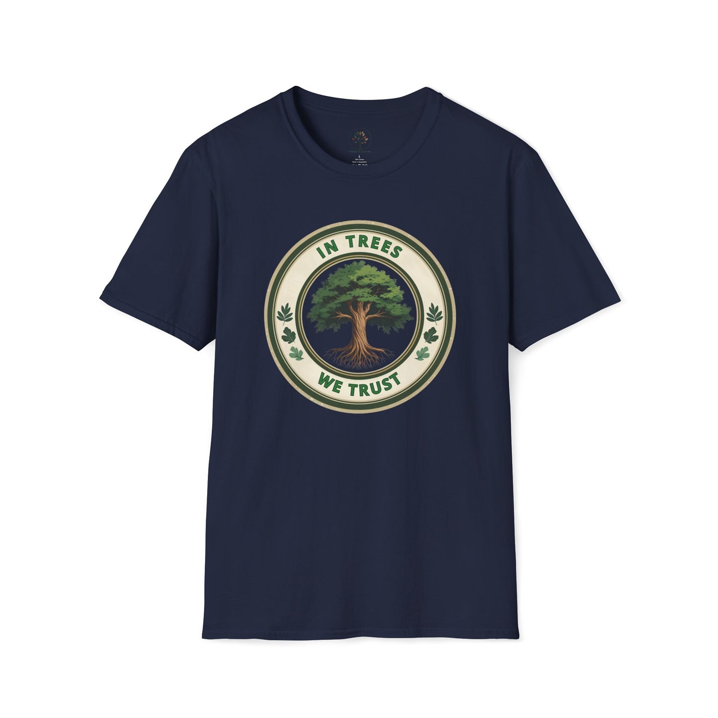 Navy | In Trees We Trust, front view